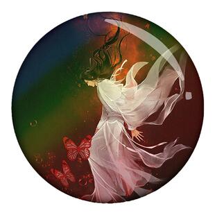 58MM徽章机耗材马口铁吧唧底别针安全针荷兰针日谷铁底塑料回形针