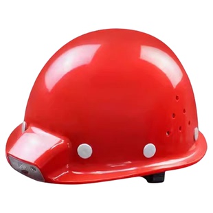 带灯安全帽一体认证国标井下煤矿矿工强光款工地智能感应定制印字