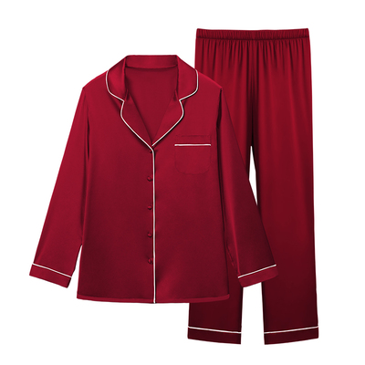 两件套装桑蚕丝丝绸可外穿家居服