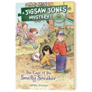 【单本】小侦探琼斯系列 英文原版 Jigsaw Jones The Case of the Smelly Sneaker 儿童侦探冒险推理章节小说 英文版进口英语书籍
