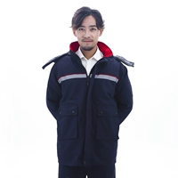 Тибетская синяя антистатическая хлопчатобумажная куртка