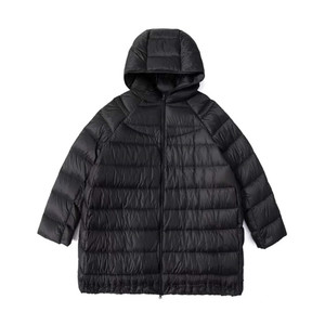 高端现货江南冬季宽松百搭A型加厚白鸭绒羽绒服外套女5M0C12710