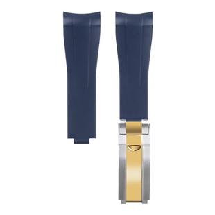 氟橡胶适用劳力士黑蓝绿水鬼游艇名仕熊猫迪通拿手表带格林尼治男