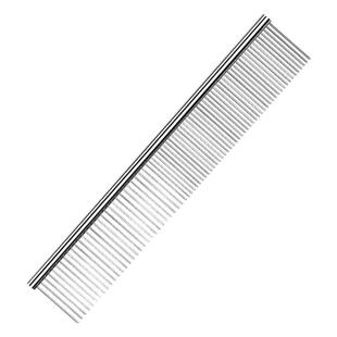 猫咪梳毛梳子宠物长毛布偶猫去浮毛开结专用钢梳疏密齿梳双齿排梳