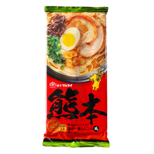 日本进口面条 MARUTAI玛尔泰九州熊本蒜香浓汤速食拉面日式方便面