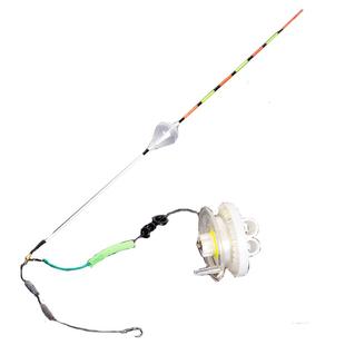 台州气泡漂线组长杆单钩立漂传统线轮传统钓组鱼竿手竿配件套装