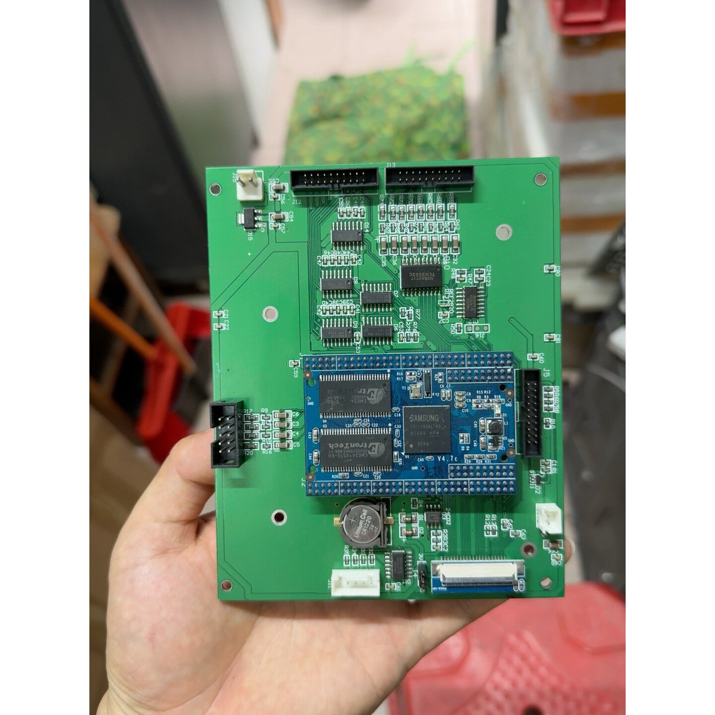 议价STM32主板带OLED屏按键蜂鸣器继电器风扇模块维修图片