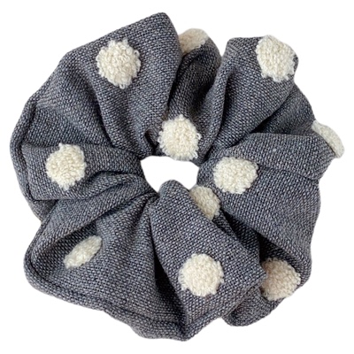 毛呢立体钩花～發家花朵大肠发圈