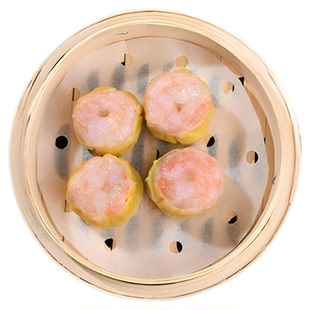 加藤利虾肉虾仁烧麦500g/20个干蒸烧卖早茶茶点广式传统早餐冷冻