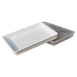 多肉花盆塑料接水盘长方形浸盆整理阳台托架肉锥生石花块根育苗盆