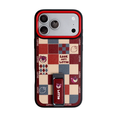 迪士尼苹果17系列腕带支架皮纹壳