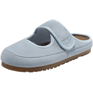 百丽女鞋子包头勃肯拖鞋女夏季新款玛丽珍可外穿拖鞋D7V1DBH5