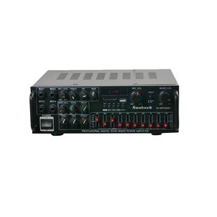 山宇蓝牙家用功放机12V广场车载户外唱歌大功率EQ音响放大器326BT