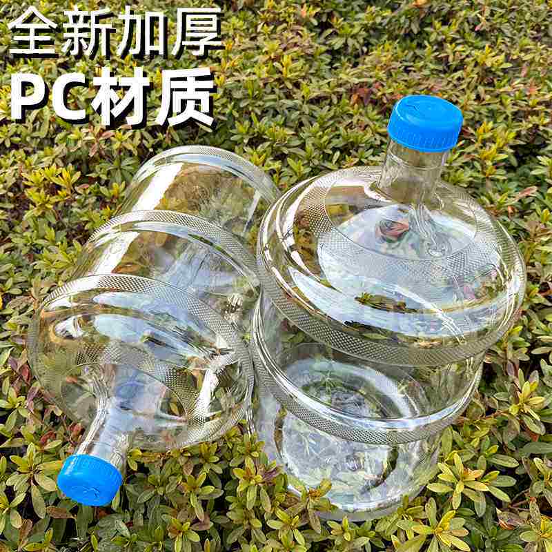 加厚无把手桶纯净水桶水桶矿泉水桶白色pc饮鱼缸家用桶生态水桶储