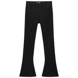 【季末折扣】OCHIRLY欧时力弹力马蹄裤微喇牛仔裤显瘦修身25秋冬