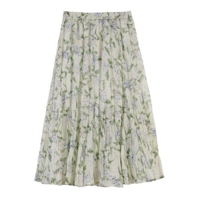 帕特纳莱赛尔天丝碎花半身裙