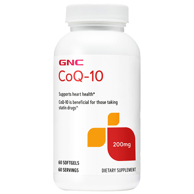 GNC辅酶Q10200mg60粒心脏保健品