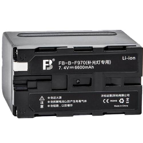 沣标NP-F970补光灯电池F750/F550电池适用神牛金贝阳南冠爱图仕LED摄影像灯影室灯监视器专用锂电池数码配件