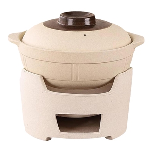 老式围炉土砂锅煲仔饭商用炖锅炭炉火锅泥炉港式打边炉锅一体陶瓷