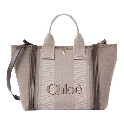 Chloe蔻依CARRY帆布托特包