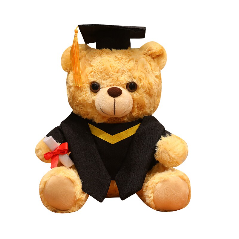 毕业季学士服小熊公仔纪念礼物