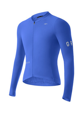 GRC 夏季长袖TECH轻薄凉爽反光骑行长袖上衣公路自行车骑行服男