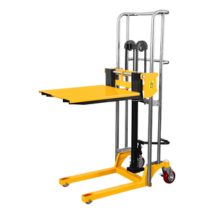 沪工手动液压升降平台车小型家用升降机移动式手推车油压升降推车