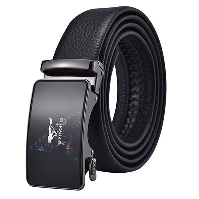 七匹狼男士皮带真皮头层牛皮腰带