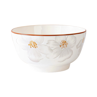 10个装4.5英寸陶瓷饭碗家用高颜值中式喜庆结婚2025新款面碗高档