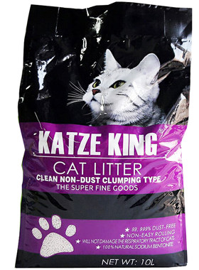 麦芽铠泽金膨润土猫砂结团条形
