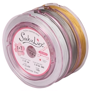 穿珍珠专用钢丝线进口金丝软线珠宝线项链手链串珠线手工diy材料