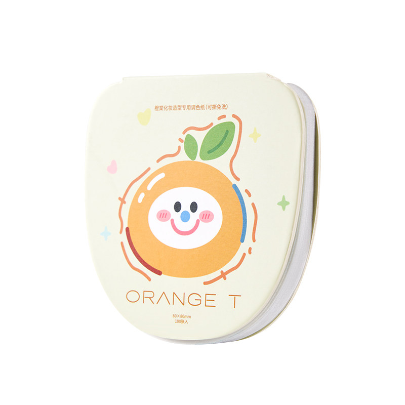 橙棠粉底液调色板一次性化妆师调色盘