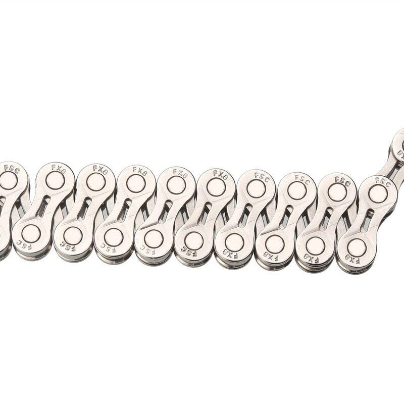 FSC678速通用镂空自行车链条塑吸金色选银色可包装