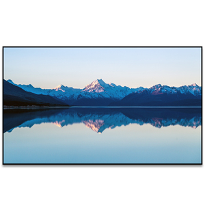 极米坚果当贝爱普生画框幕布抗光高清家用投影仪100寸灰黑晶屏幕