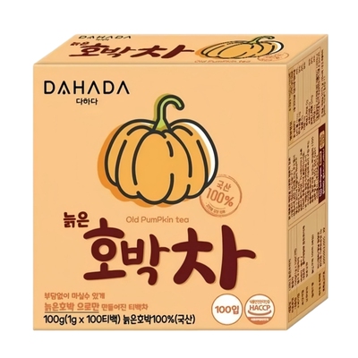 韩国DAHADA老南瓜茶100包冲泡茶