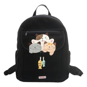 日本帆布手工双肩包多功能
