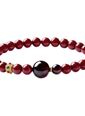 JAY红运再造朱砂手串石榴串珠