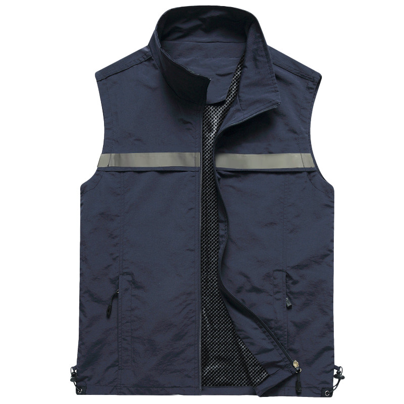 反光马甲定制应急管理安全消防工作服义工活动志愿者背心印字logo