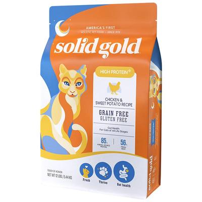 【下滑领品类券】Solidgold素力高鲜肉高蛋白幼成进口猫粮10.88kg