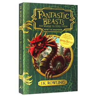 神奇动物在哪里英文原版小说 Fantastic Beasts and Where to Find Them 哈利波特外传英文版Harry Potter英语进口书籍搭神奇动物3