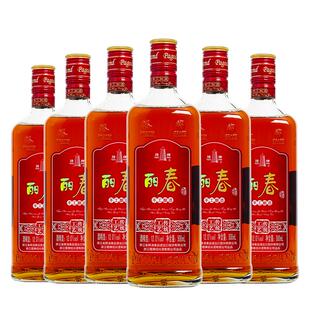 【官方旗舰店】丽春黄酒高盖塔牌500ml*6瓶花雕绍兴善酿半甜型立