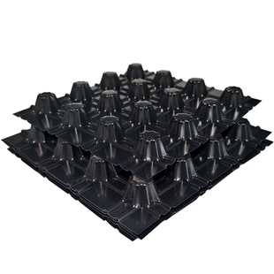 PVC地下室底板排水板疏水导水过滤板凹凸蓄排水板库顶绿化挡土墙