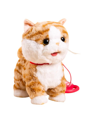 毛绒猫咪会学说话女孩喜欢的礼物