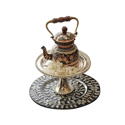 一匚中古轻奢茶具花艺摆件组合