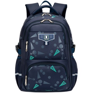 巴布豆小学生书包男生一二三四五到六年级初中生护脊儿童双肩背包