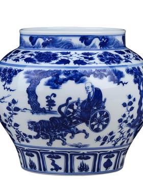 景德镇陶瓷器青花瓷罐