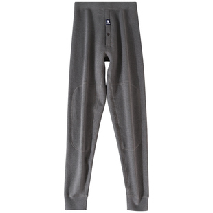 花花公子保暖裤男款羊毛护膝打底裤内裤冬季裤加绒加厚秋裤大码DX