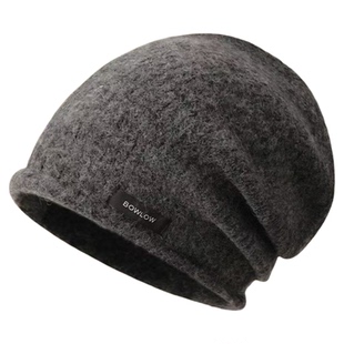 灰色帽子女款2025新款冬天大头围显脸小适合方圆脸防寒包头帽学生