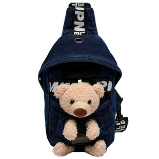 日系可爱小包包2025新款潮软妹胸包女包网红时尚斜挎包女百搭ins