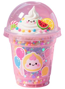 创意奶油胶diy材料包食玩小挂件